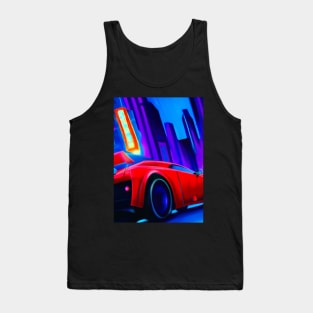 Sports car in Big City Tank Top